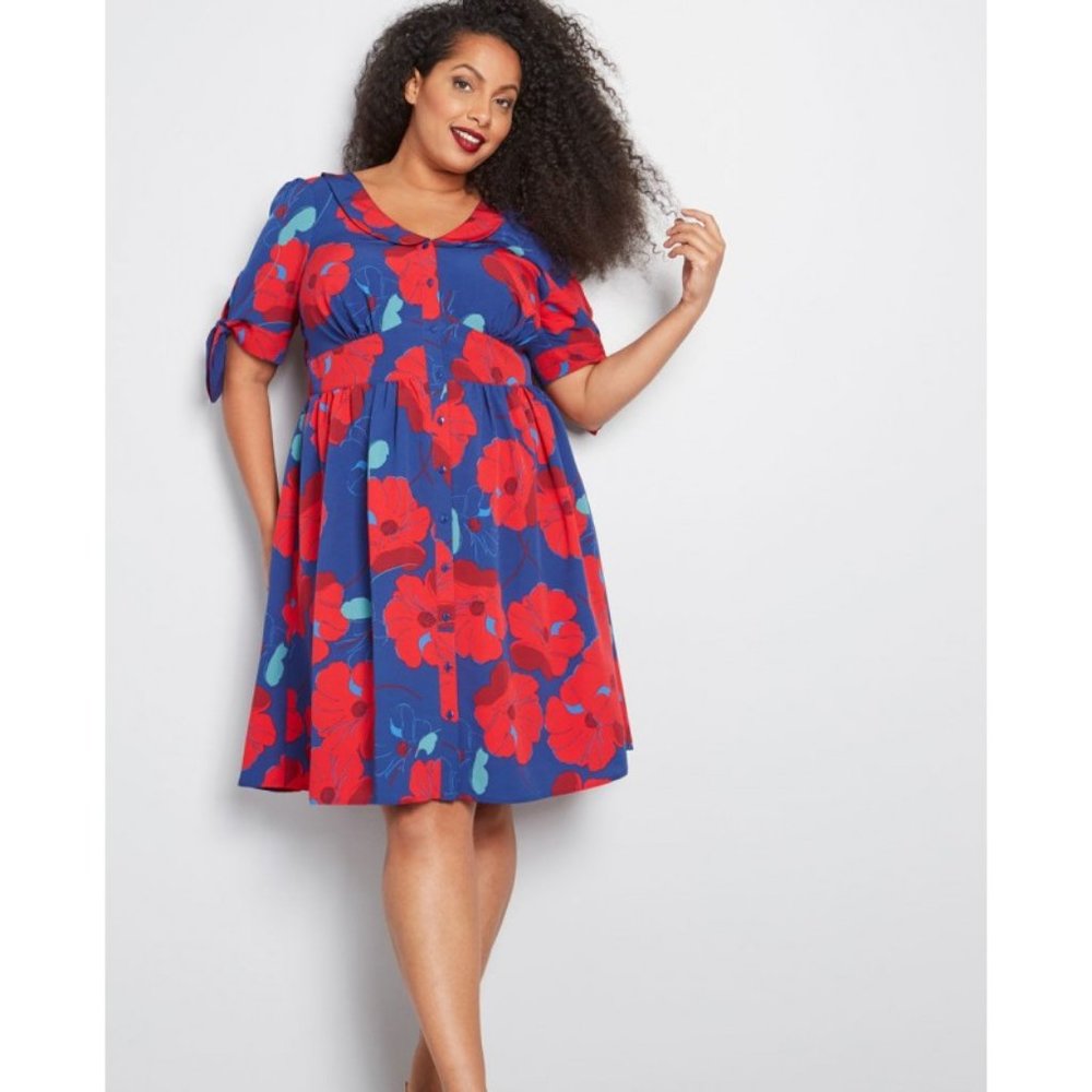 Mocloth Fully Focused Shirt Dress in 2X